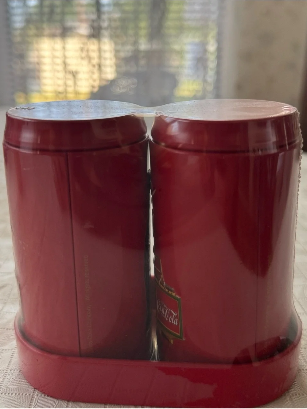 Coca Cola Red Salt & Pepper Canister Duo